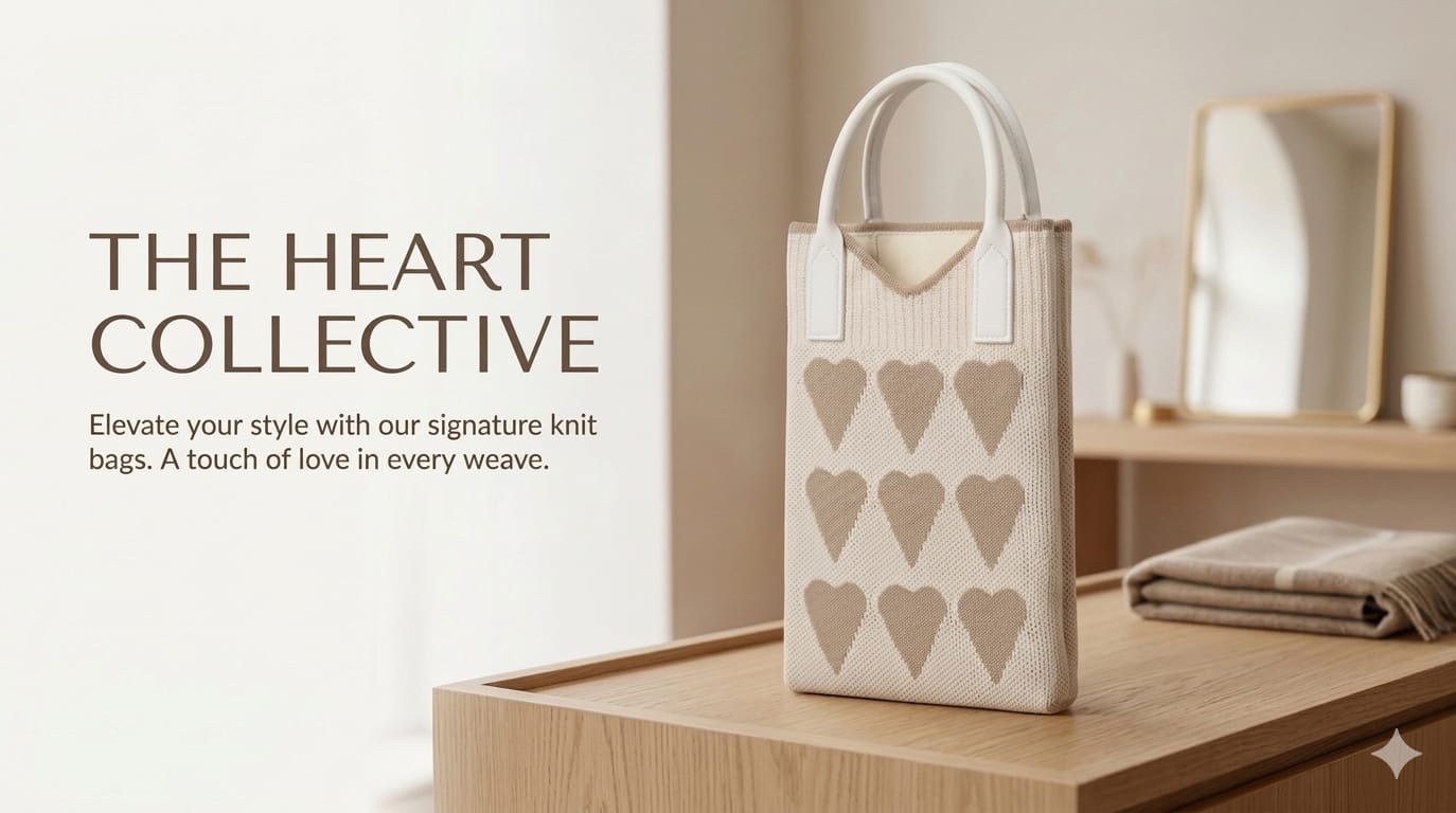 Heart Design Mobile Sling Bag