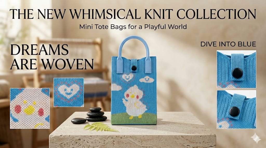 Cute Chick Design Mobile Bag