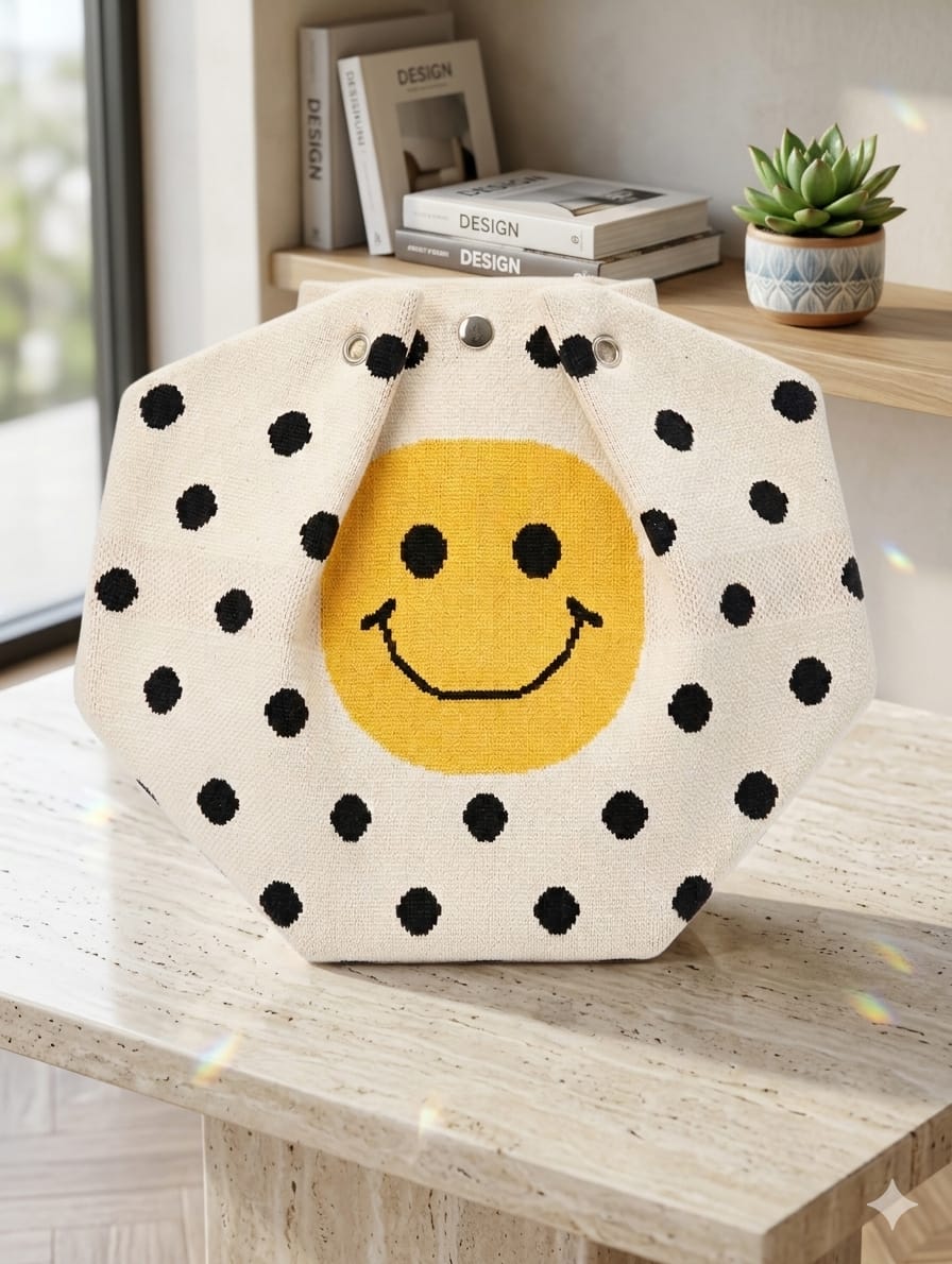 Smiley Design Hand Bag