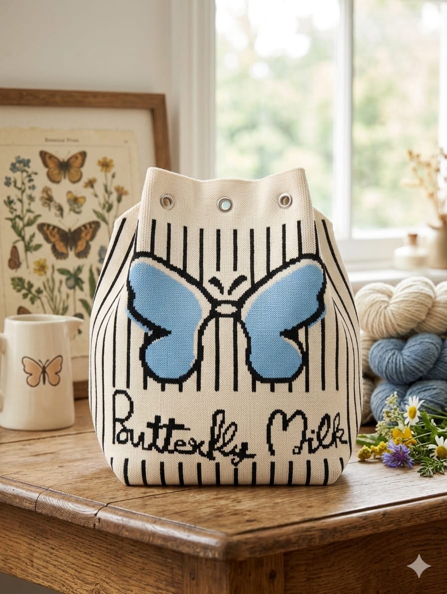 Butterfly Design Hand Bag