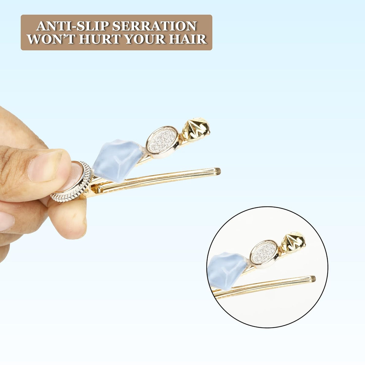 Shop elegant pearl, floral and crystal-style hair clips for women and girls. Multicolor gold-tone decorative barrettes for parties, weddings and everyday styling.