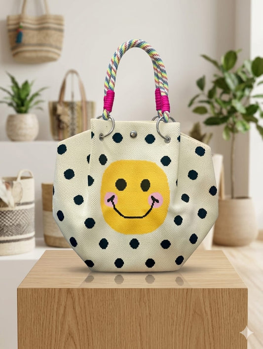 Smiley Design Hand Bag