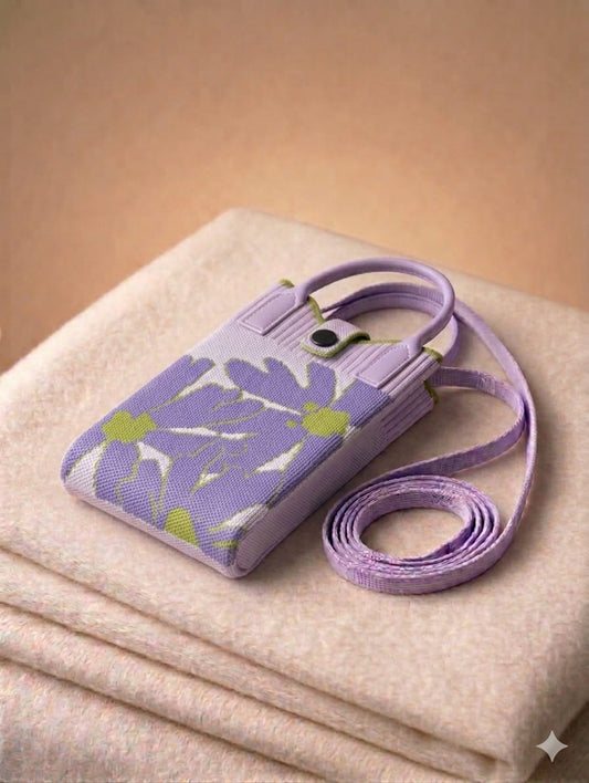 Floral Design Mobile Sling Bag