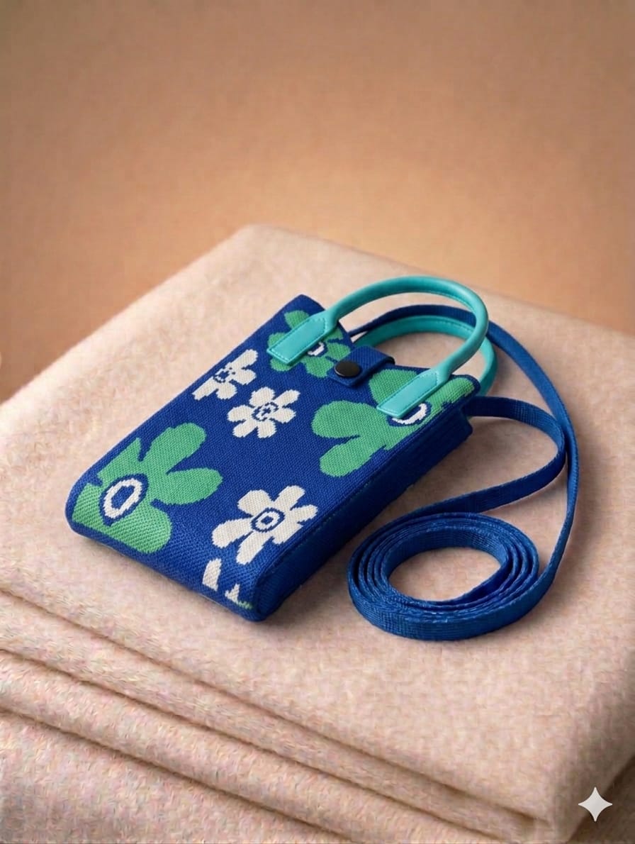Floral Design Mobile Sling Bag