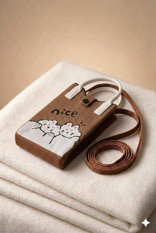 Small Cats Style Mobile Bag