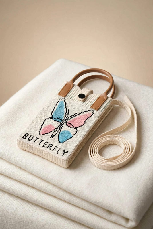 Butterfly Design Mobile Bag