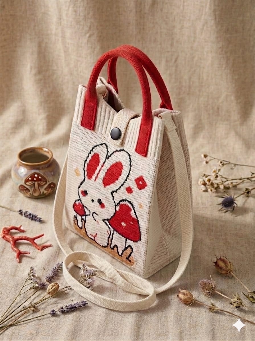 Bunny Design Mobile Sling Bag