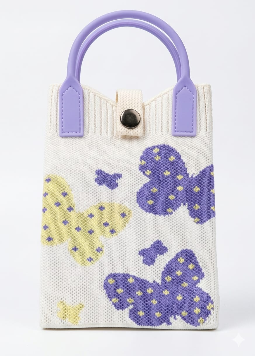 Butterfly Design Mobile Sling Bag