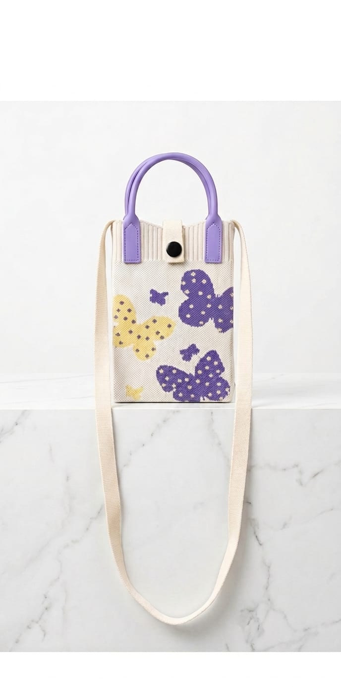 Butterfly Design Mobile Sling Bag