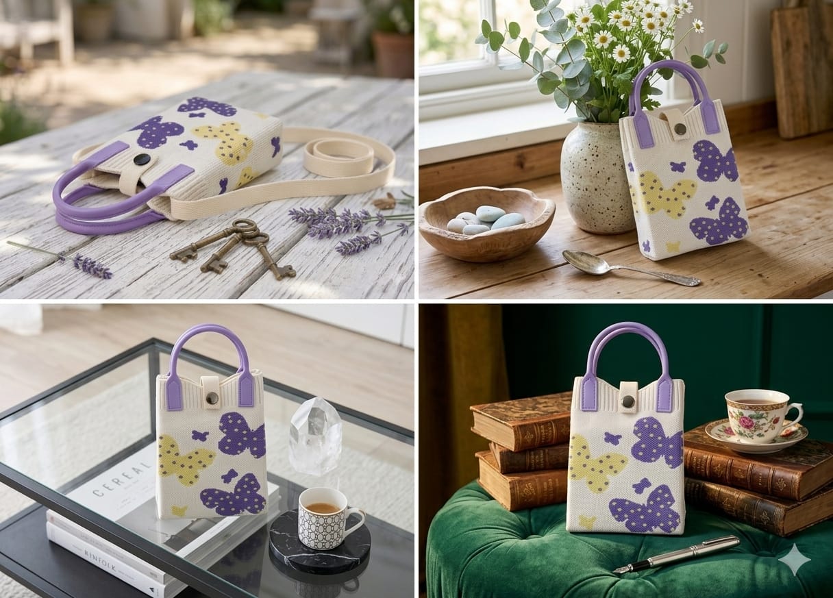 Butterfly Design Mobile Sling Bag