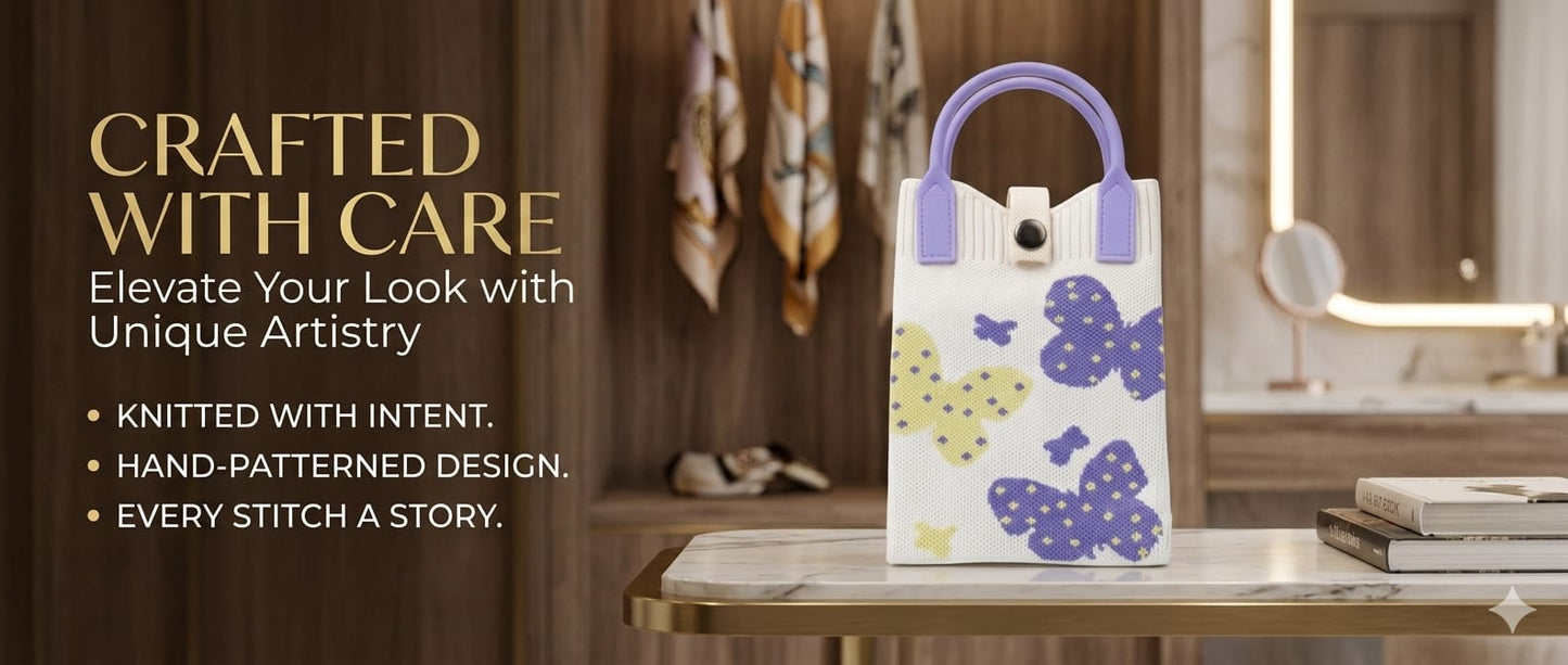 Butterfly Design Mobile Sling Bag