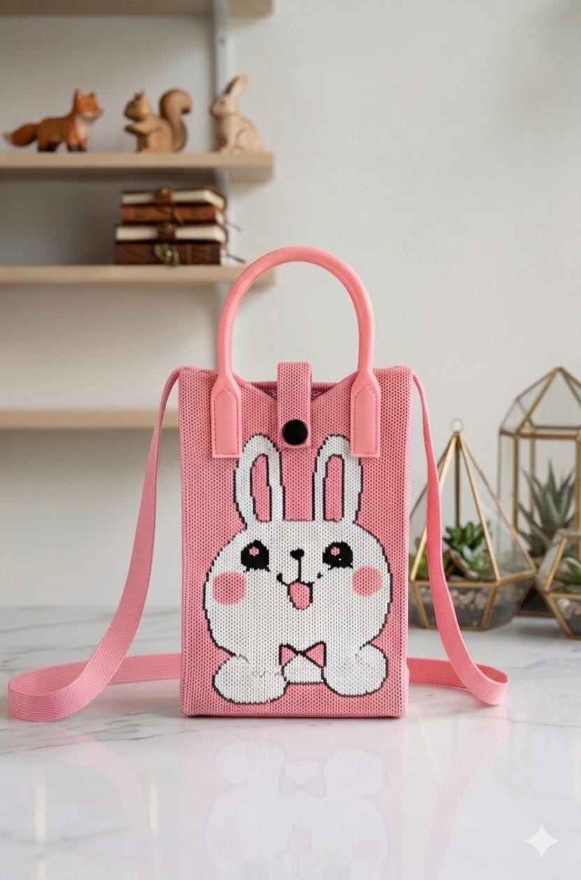 Rabbit Design Mobile Sling Bag