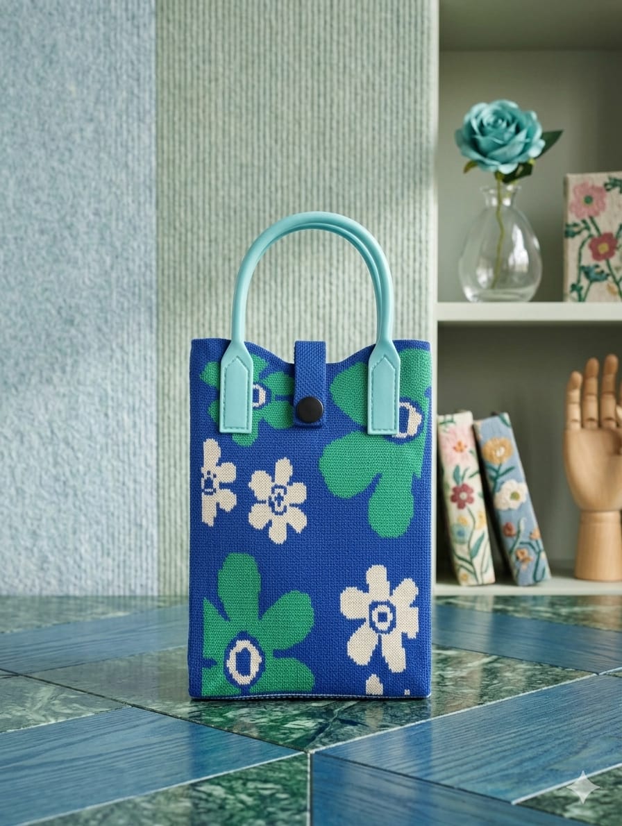 Floral Design Mobile Sling Bag