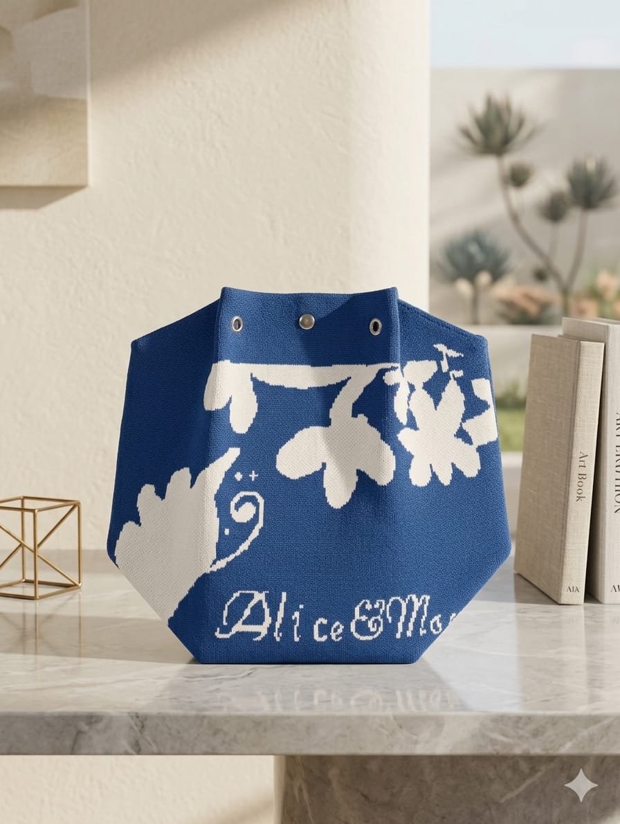 Floral Design Hand Bag