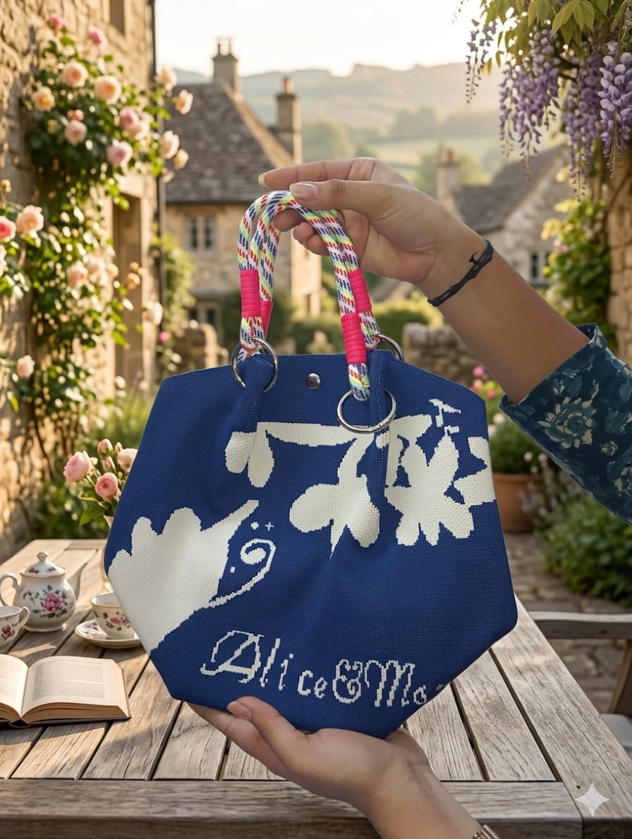 Floral Design Hand Bag