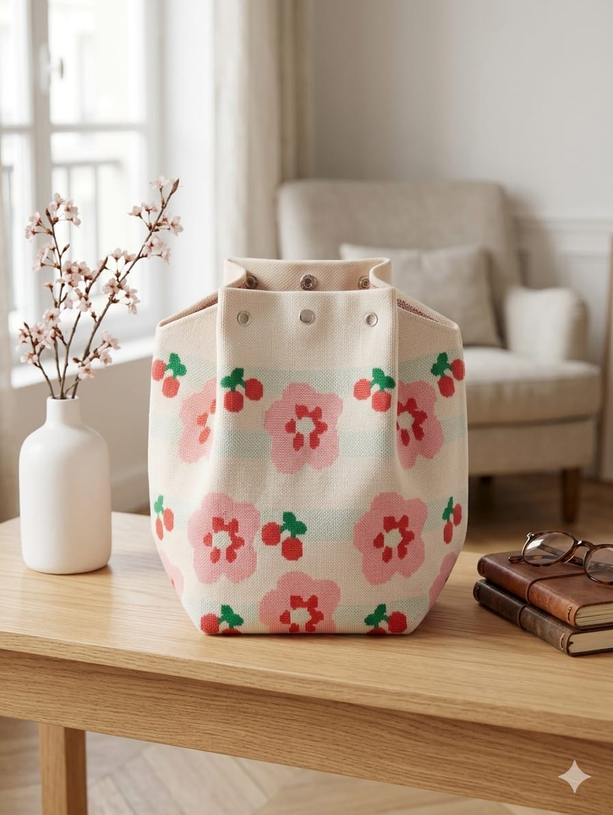 Floral Design Hand Bag
