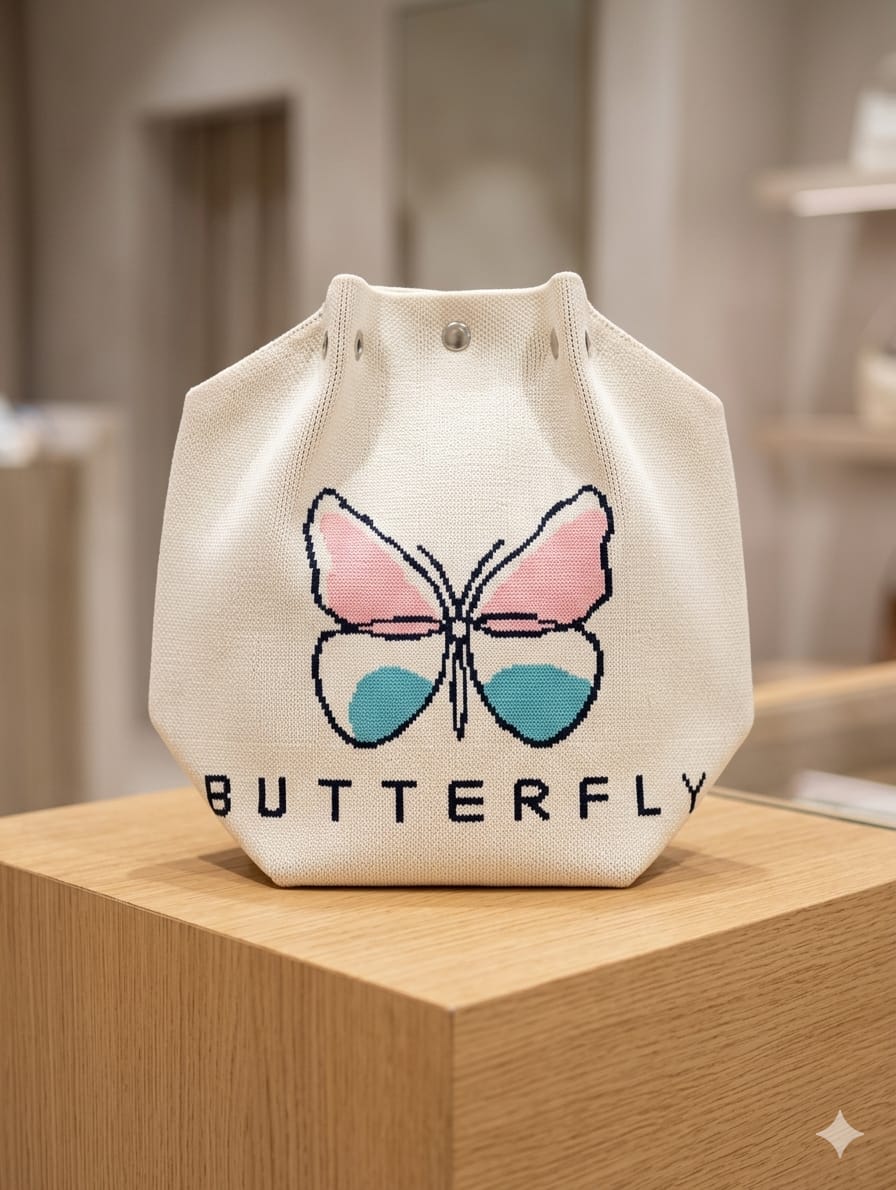 Butterfly Design Hand Bag