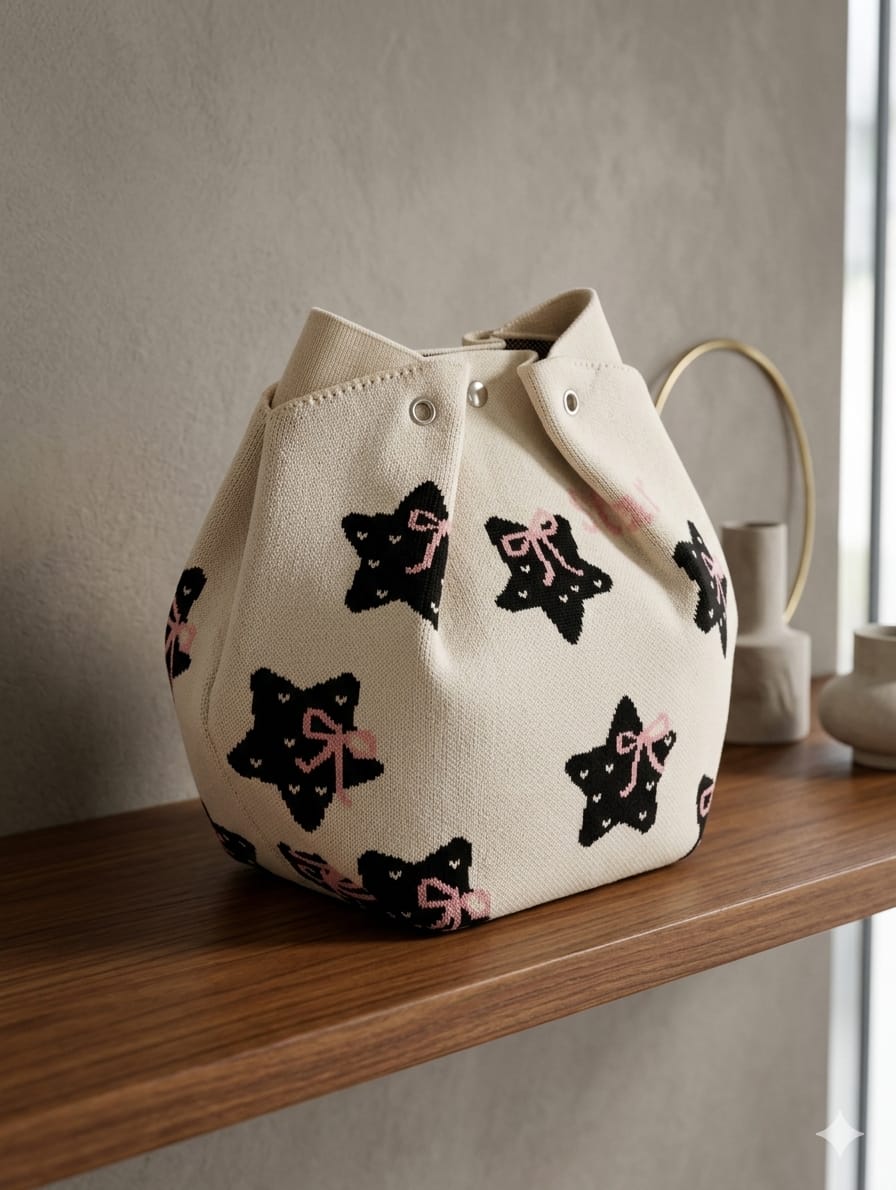Star Design Hand Bag